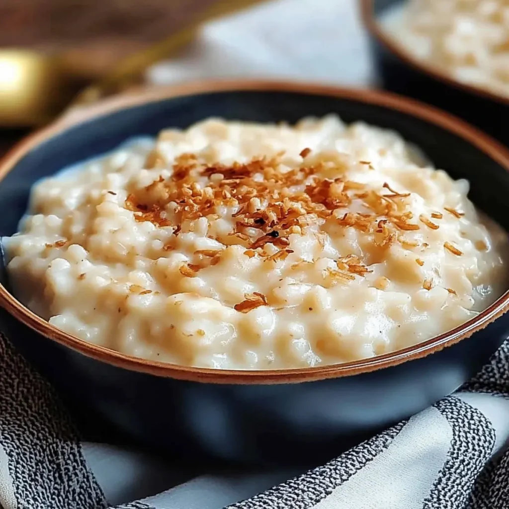 Rice Pudding with Cooked Rice