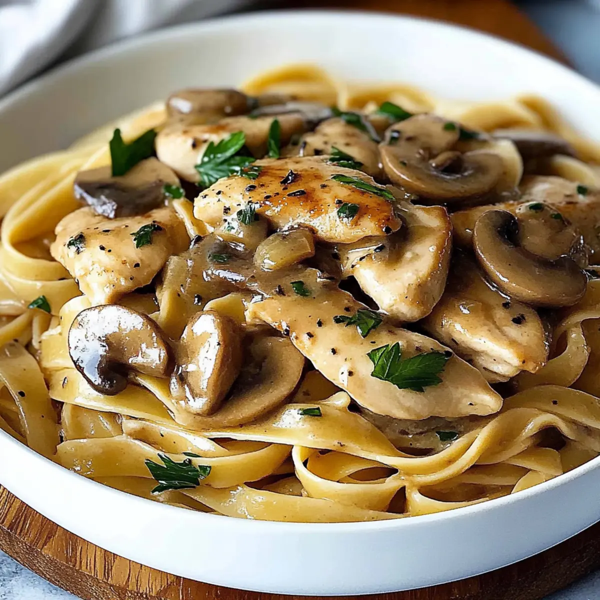 Chicken Marsala Pasta