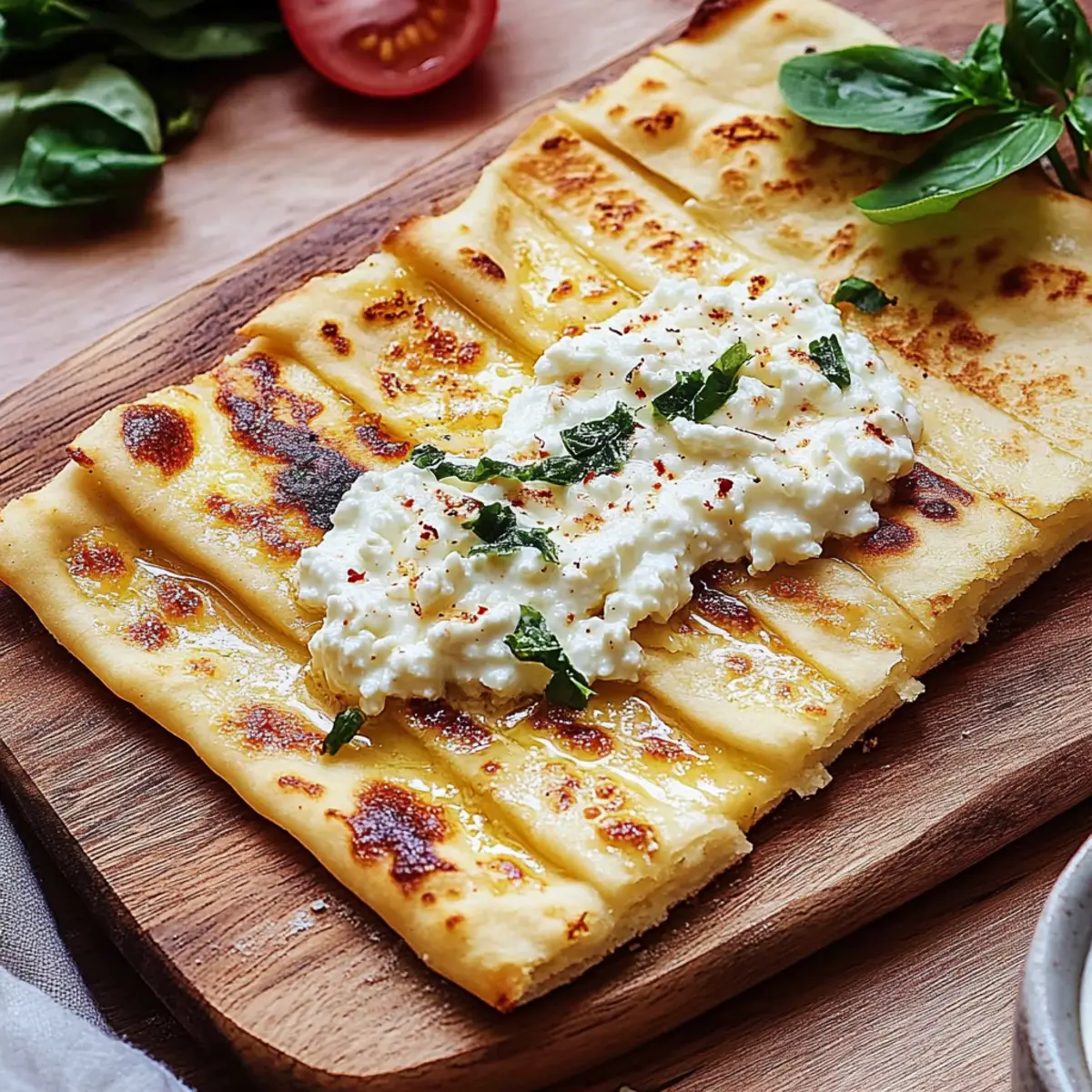 Cottage Cheese Flatbread