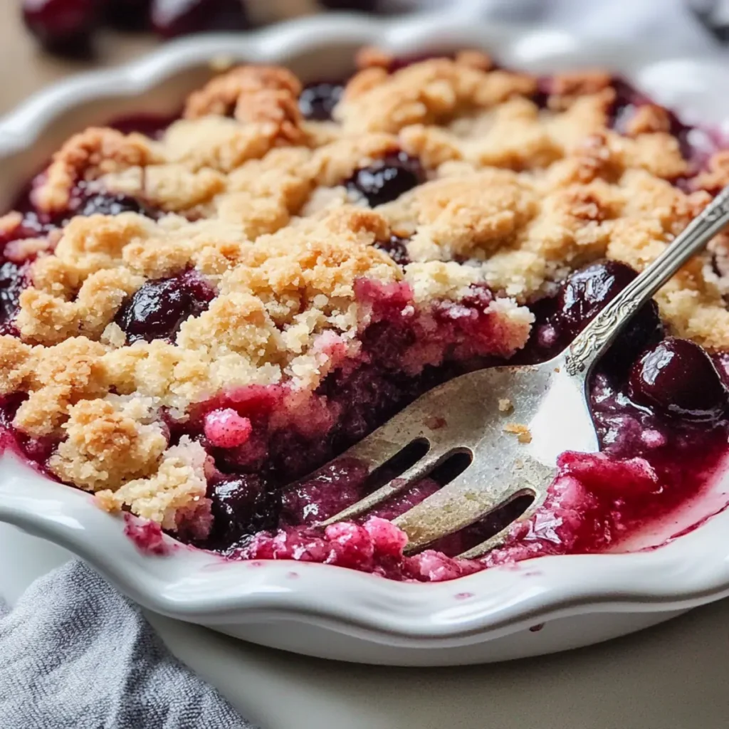 Cherry Crumble