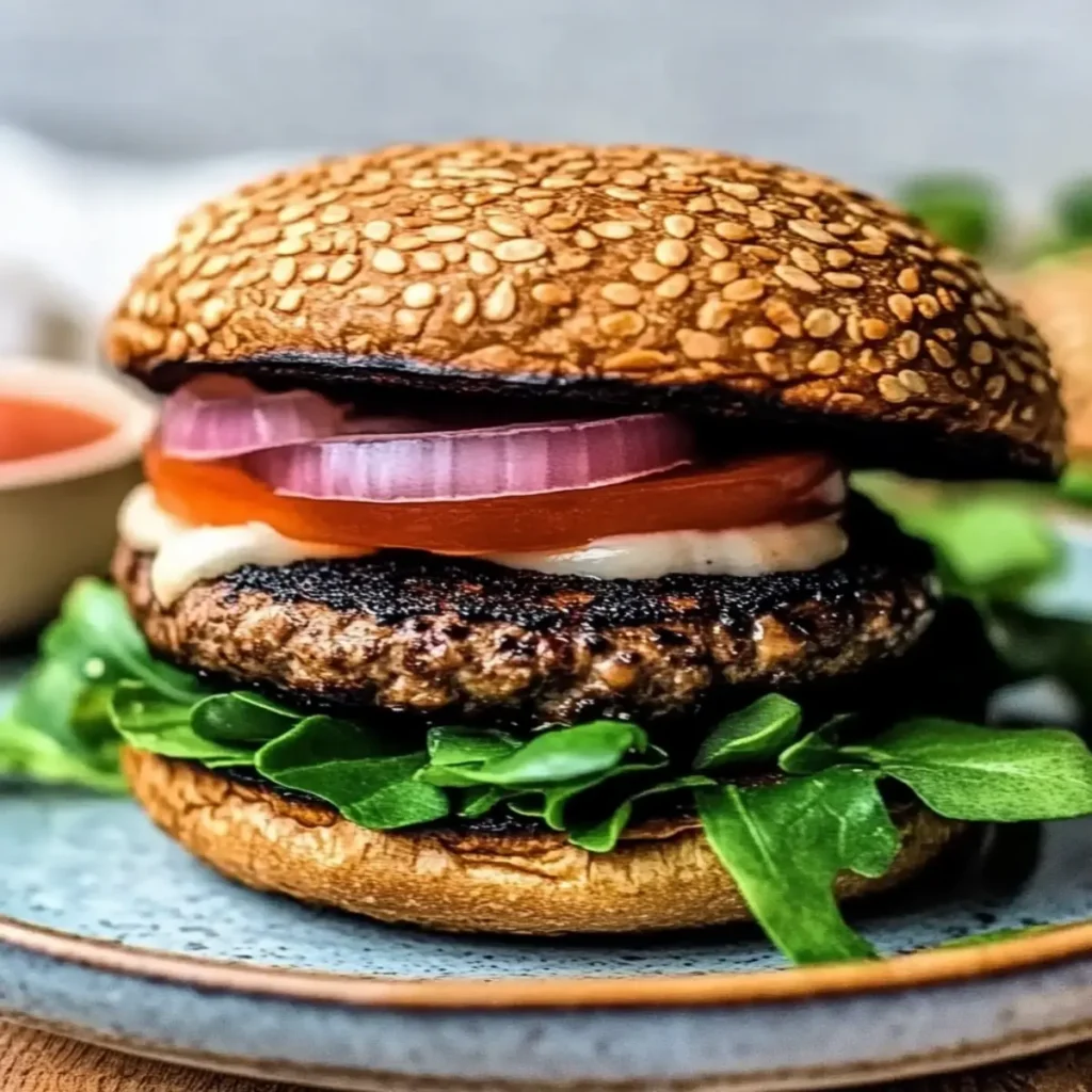 Vegan Mushroom Burgers