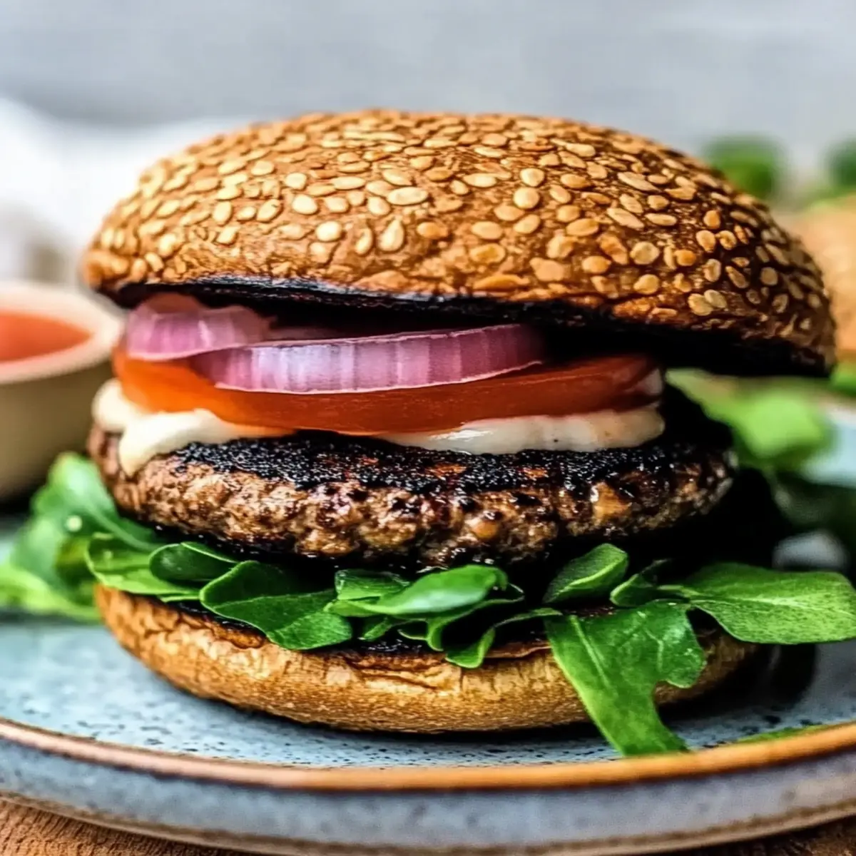 Vegan Mushroom Burgers