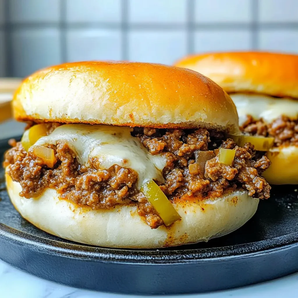 Philly Cheesesteak Sloppy Joes