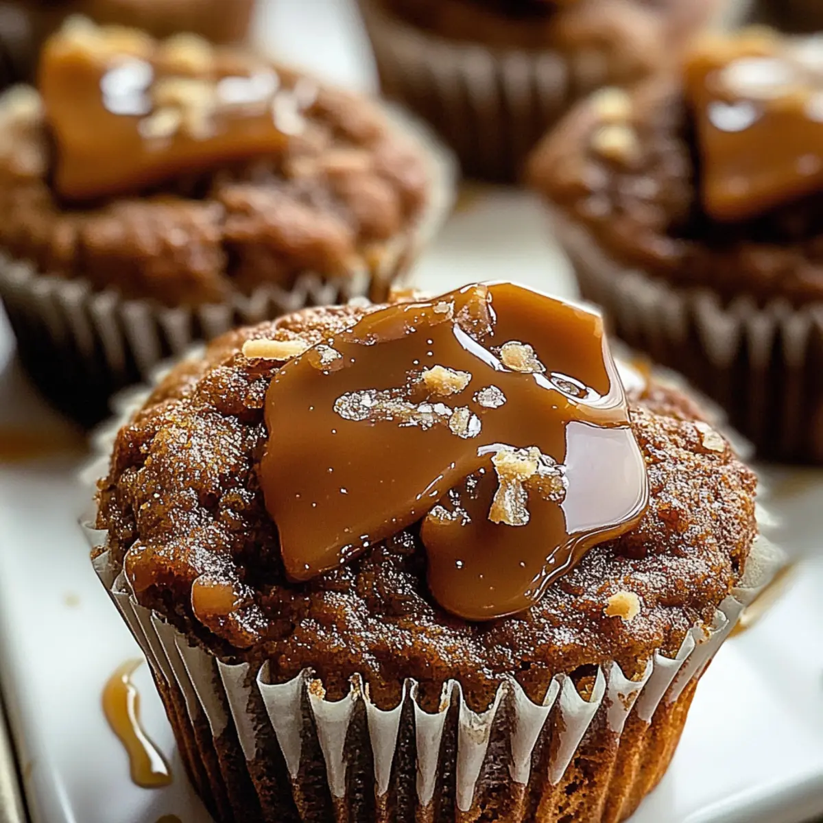Salted Caramel Mocha Muffins