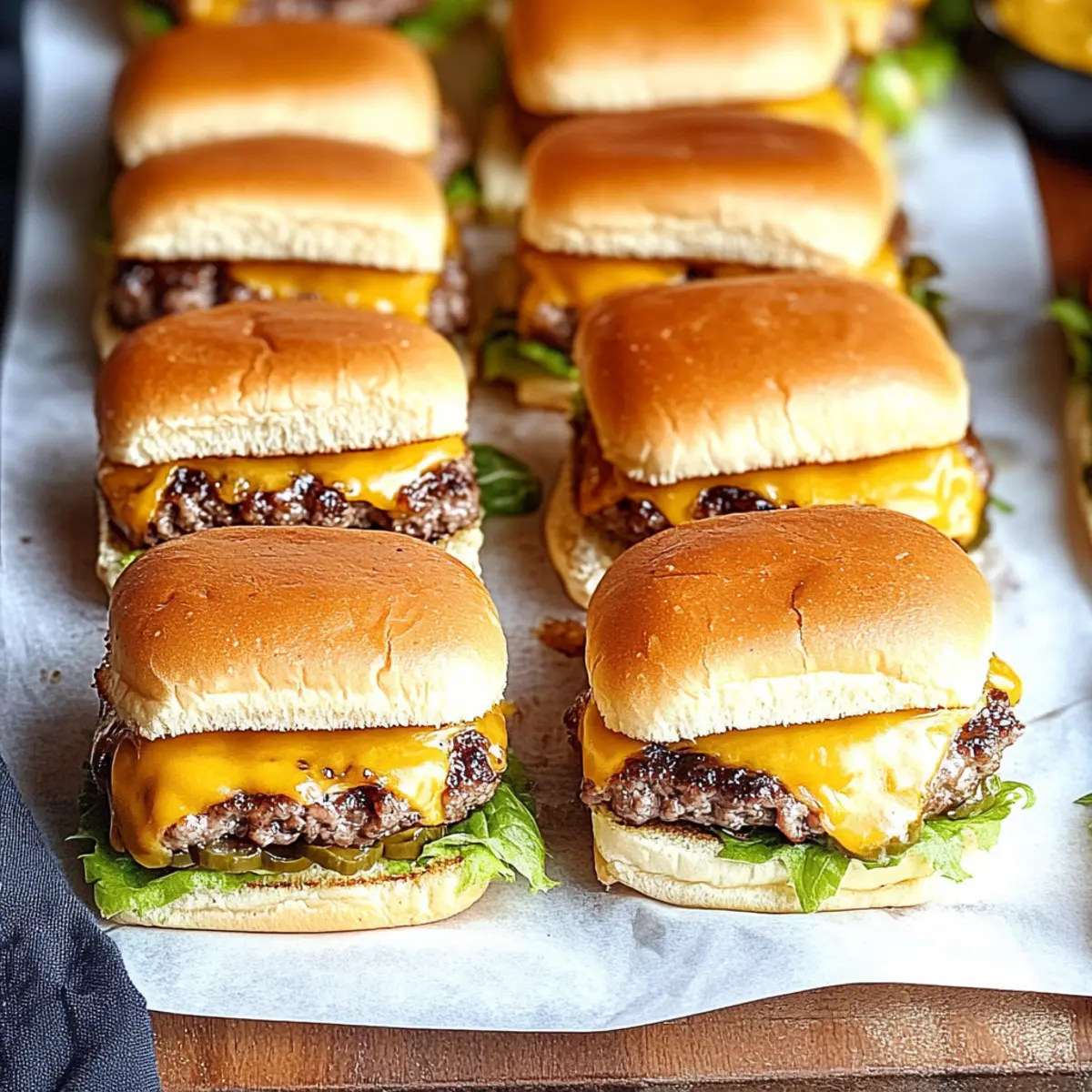 Cheeseburger Sliders
