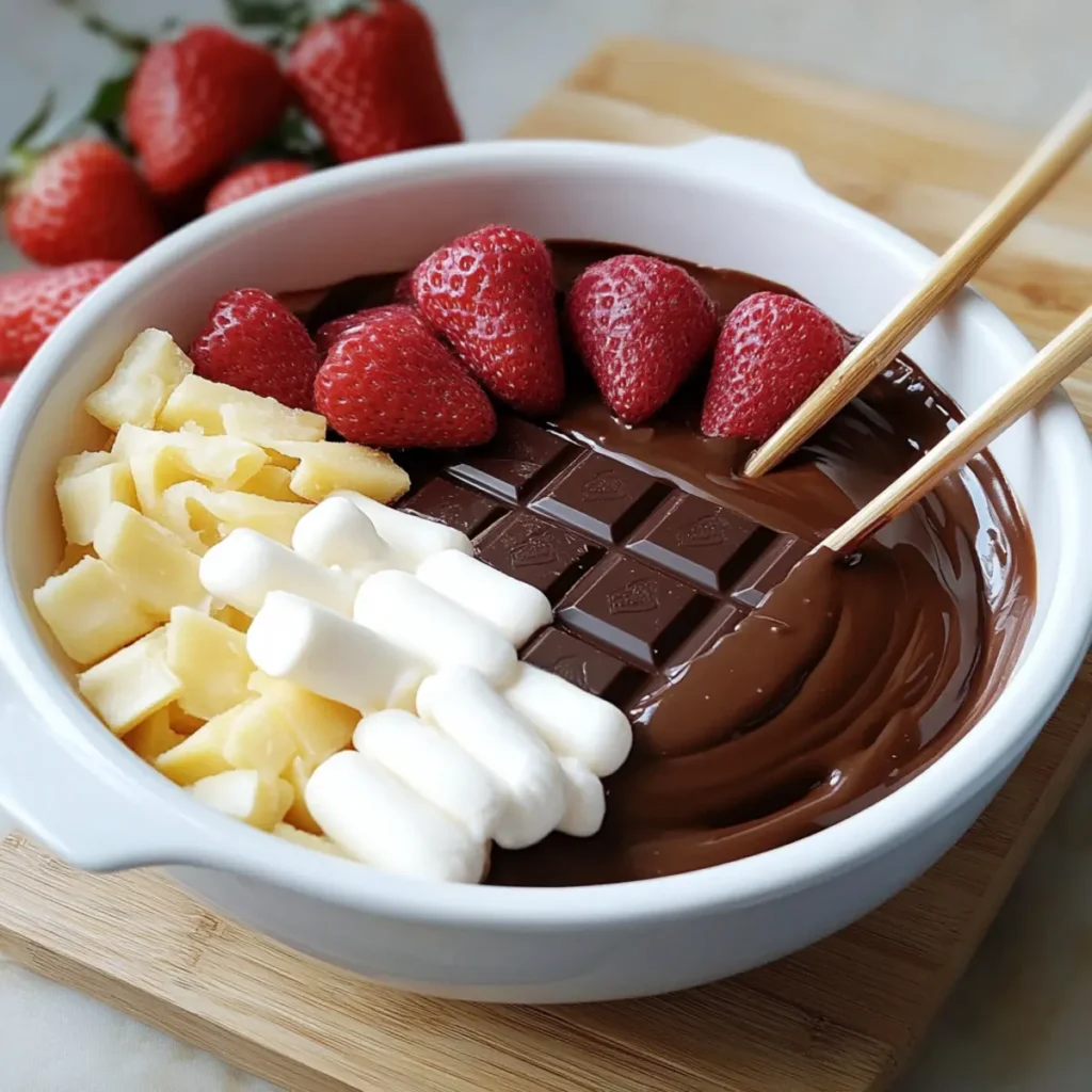 Quick Chocolate Fondue