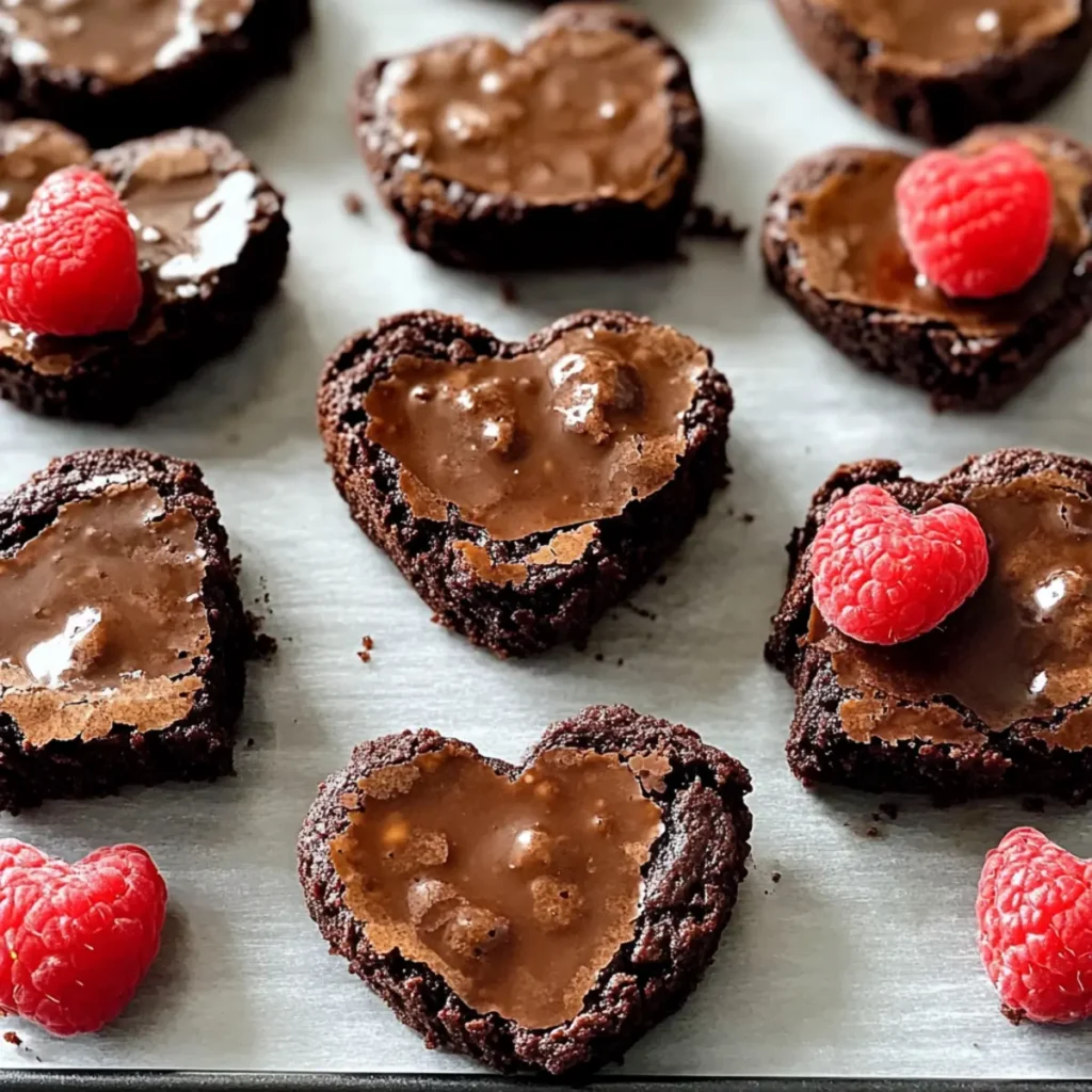 Heart-Shaped Brownies