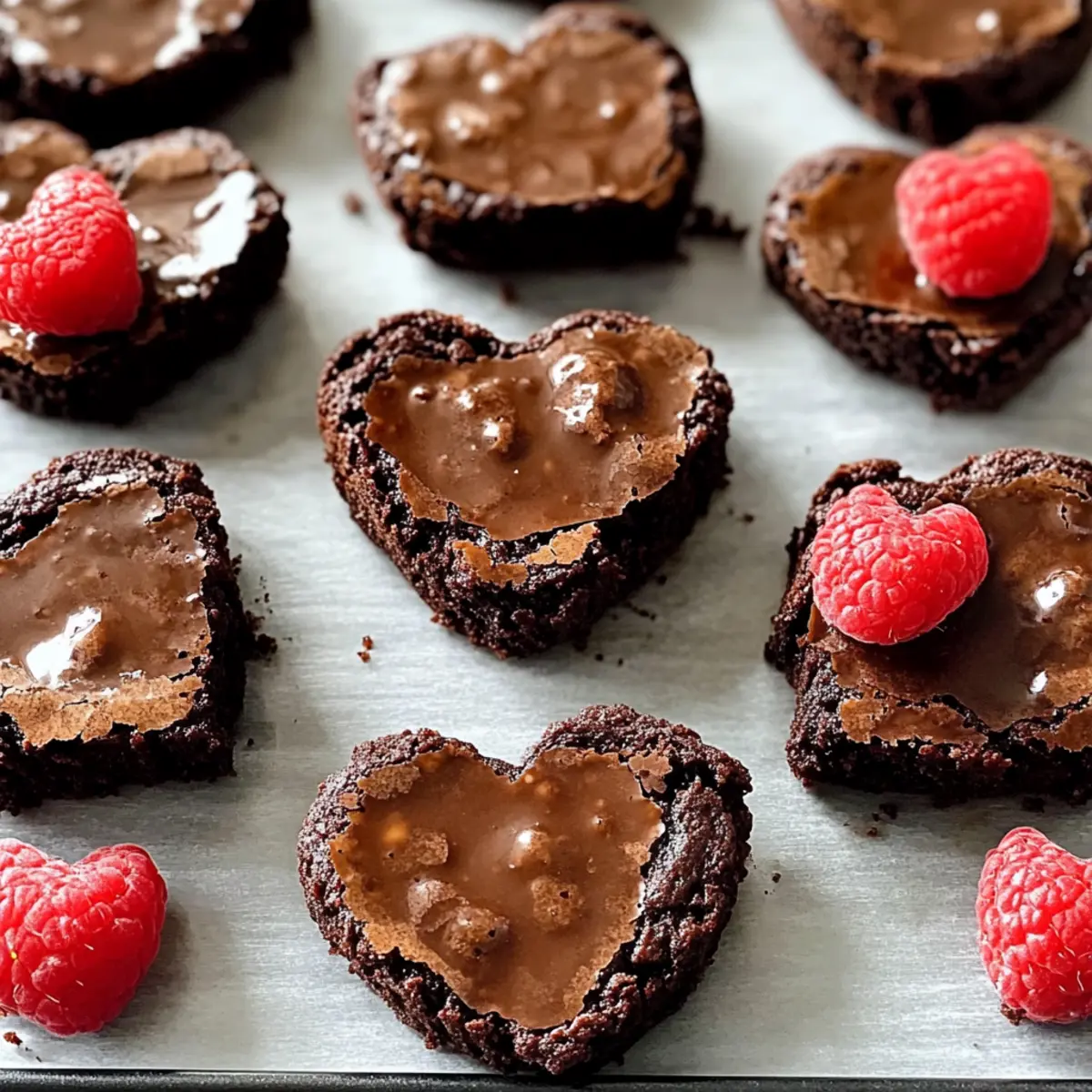 Heart-Shaped Brownies