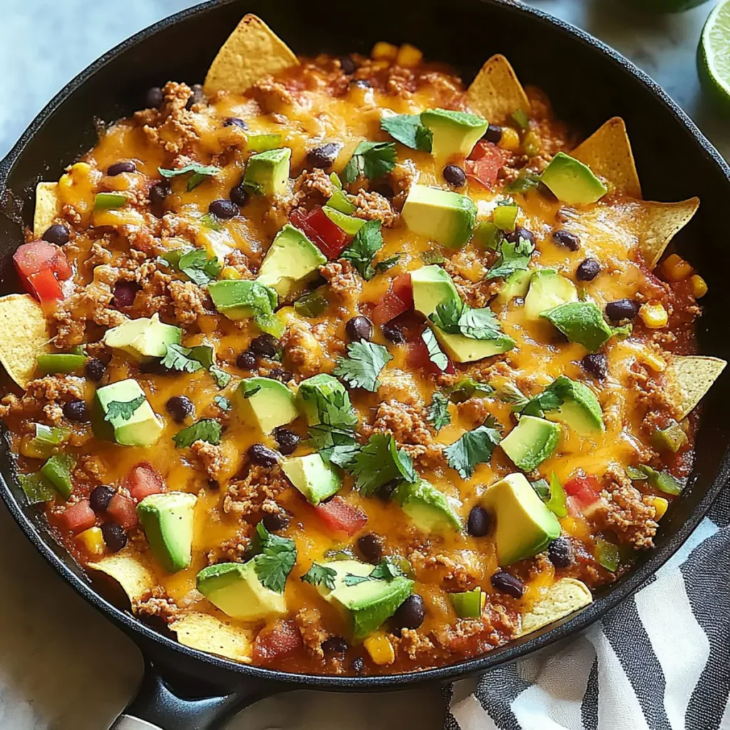 Ground Turkey Enchilada Skillet