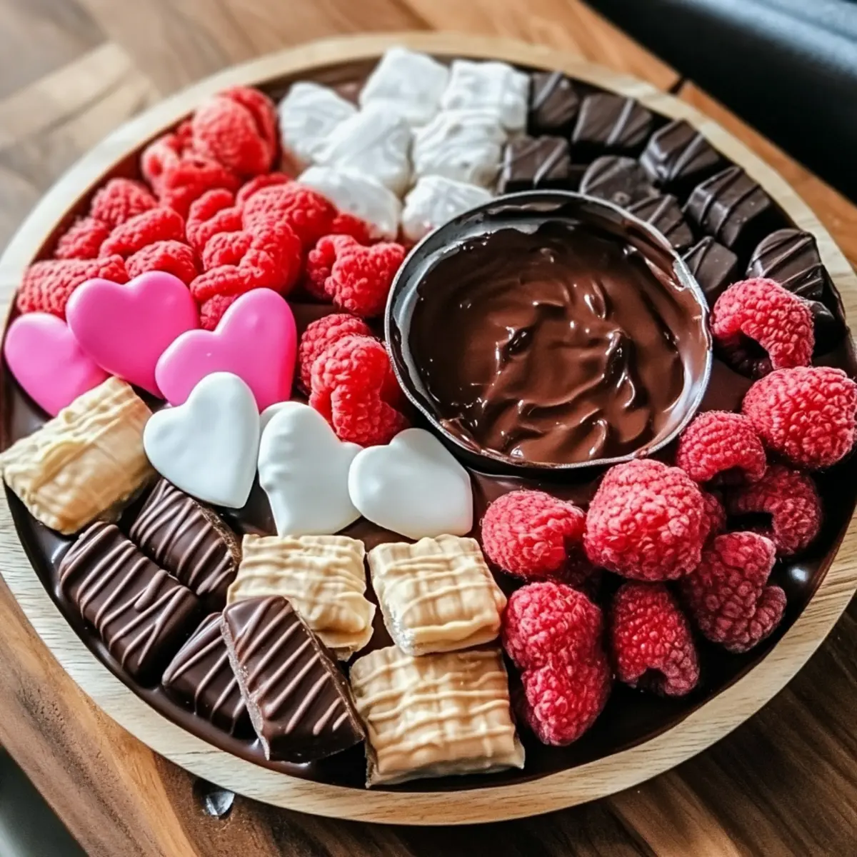 Valentine’s Day Chocolate Fondue Board