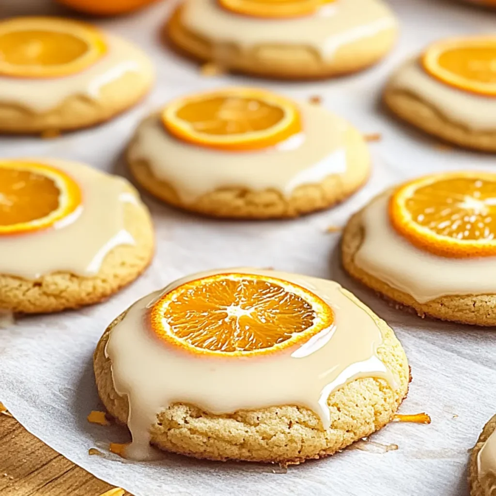 Orange Cookies (Glazed)