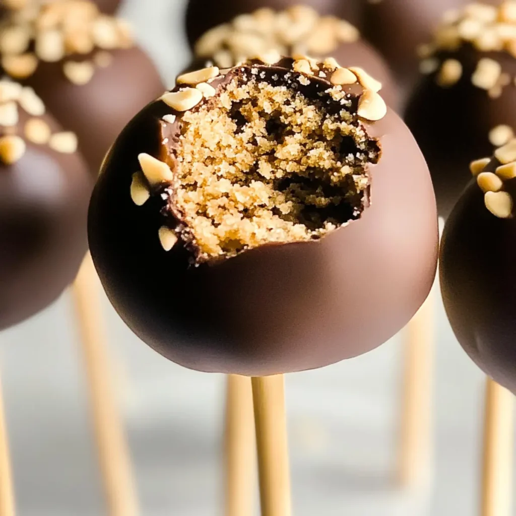 Chocolate Peanut Butter Cake Pops