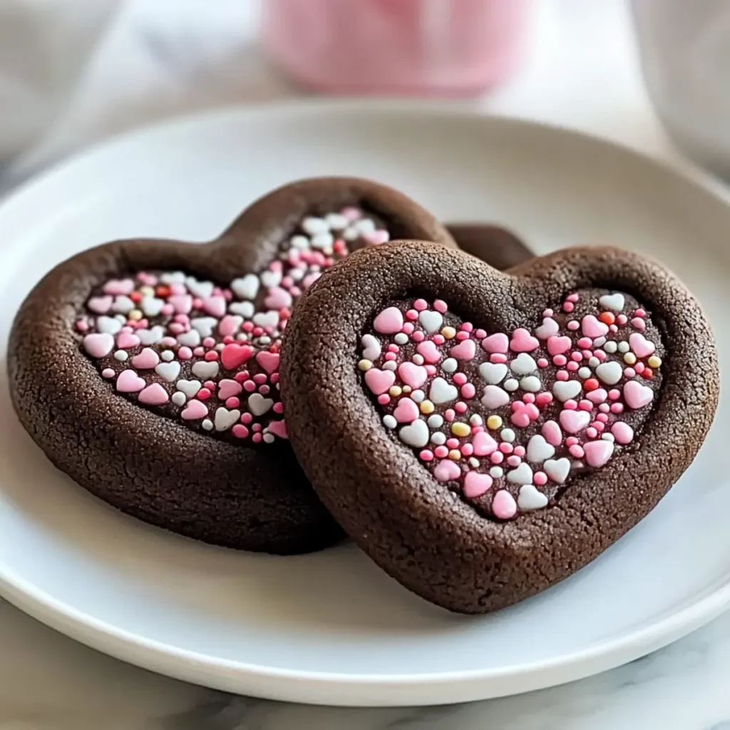 Valentine Chocolate Candy Cookies