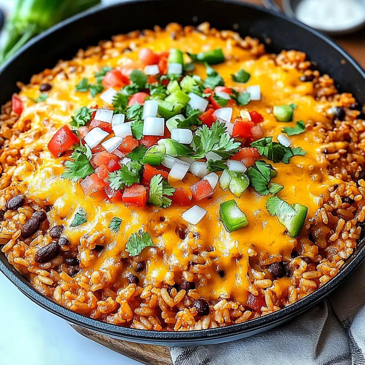 Cheesy Taco Rice Skillet