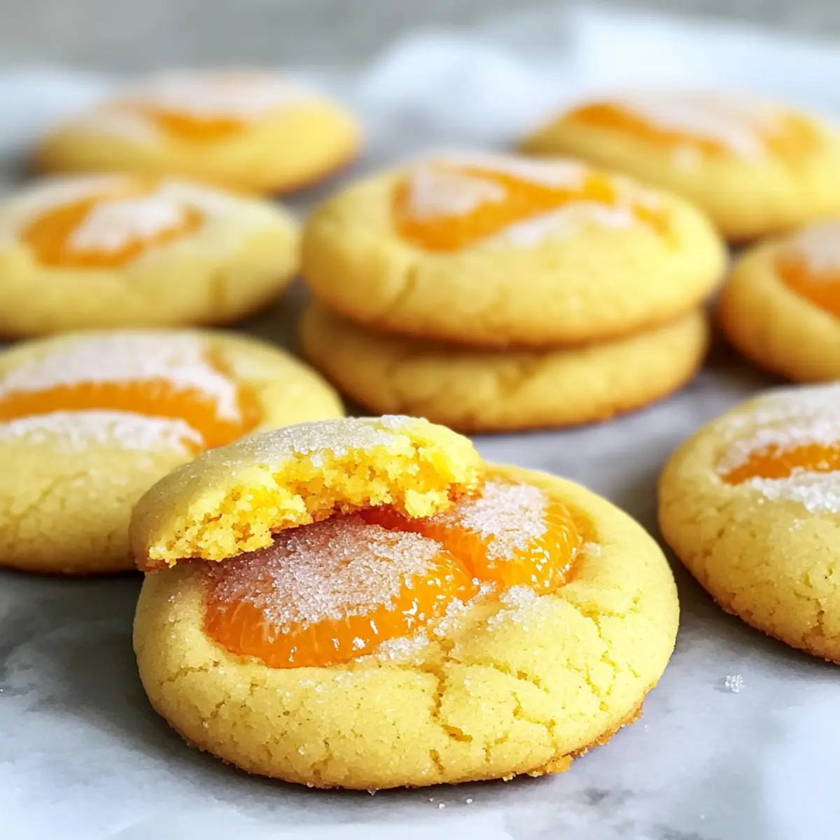 Soft Orange Sugar Cookies