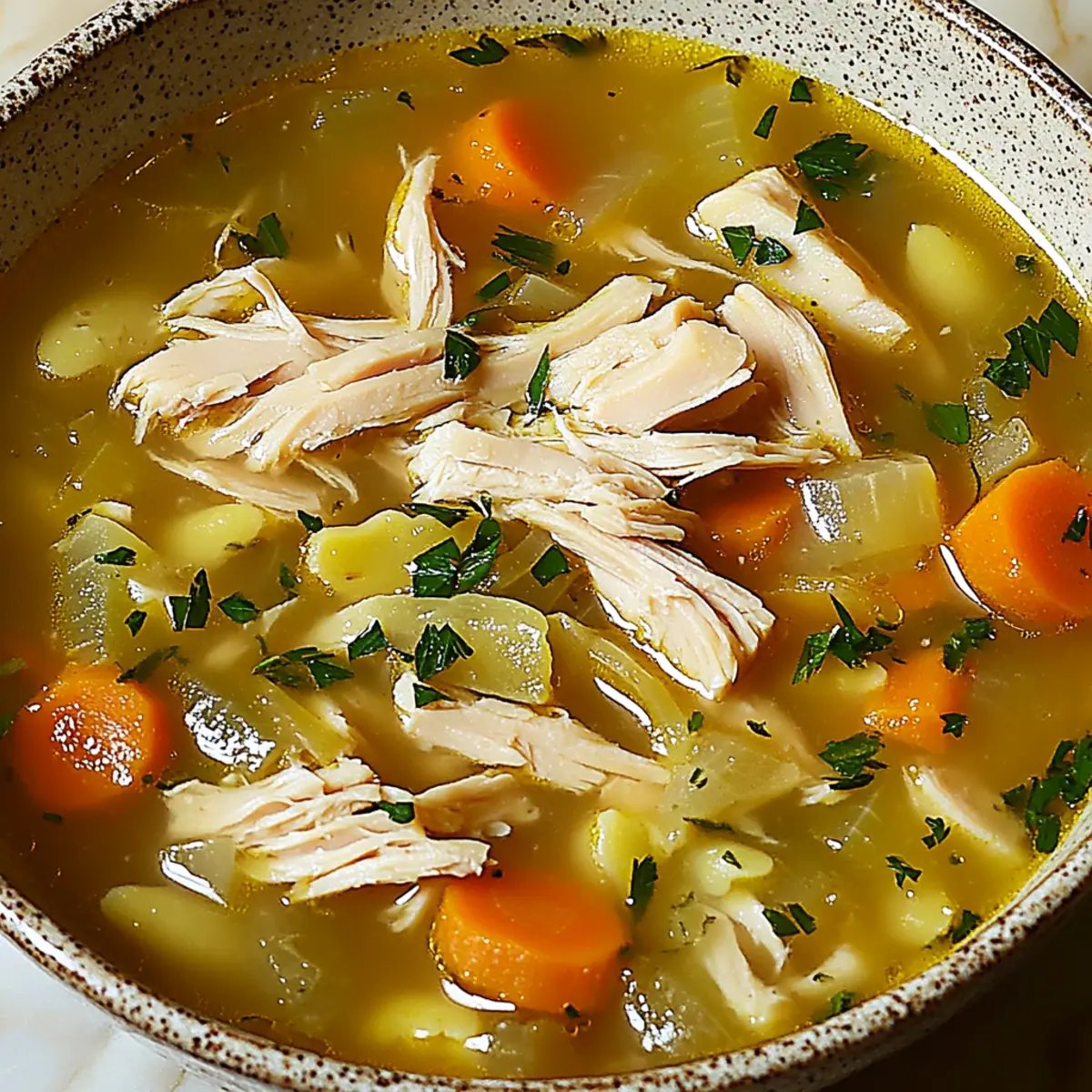 Leftover Turkey Soup