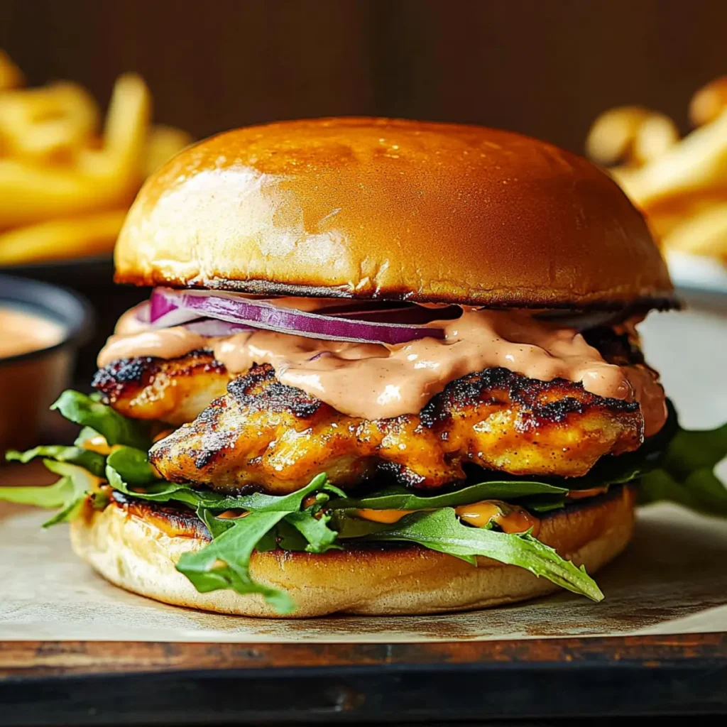 Chipotle Chicken Burger