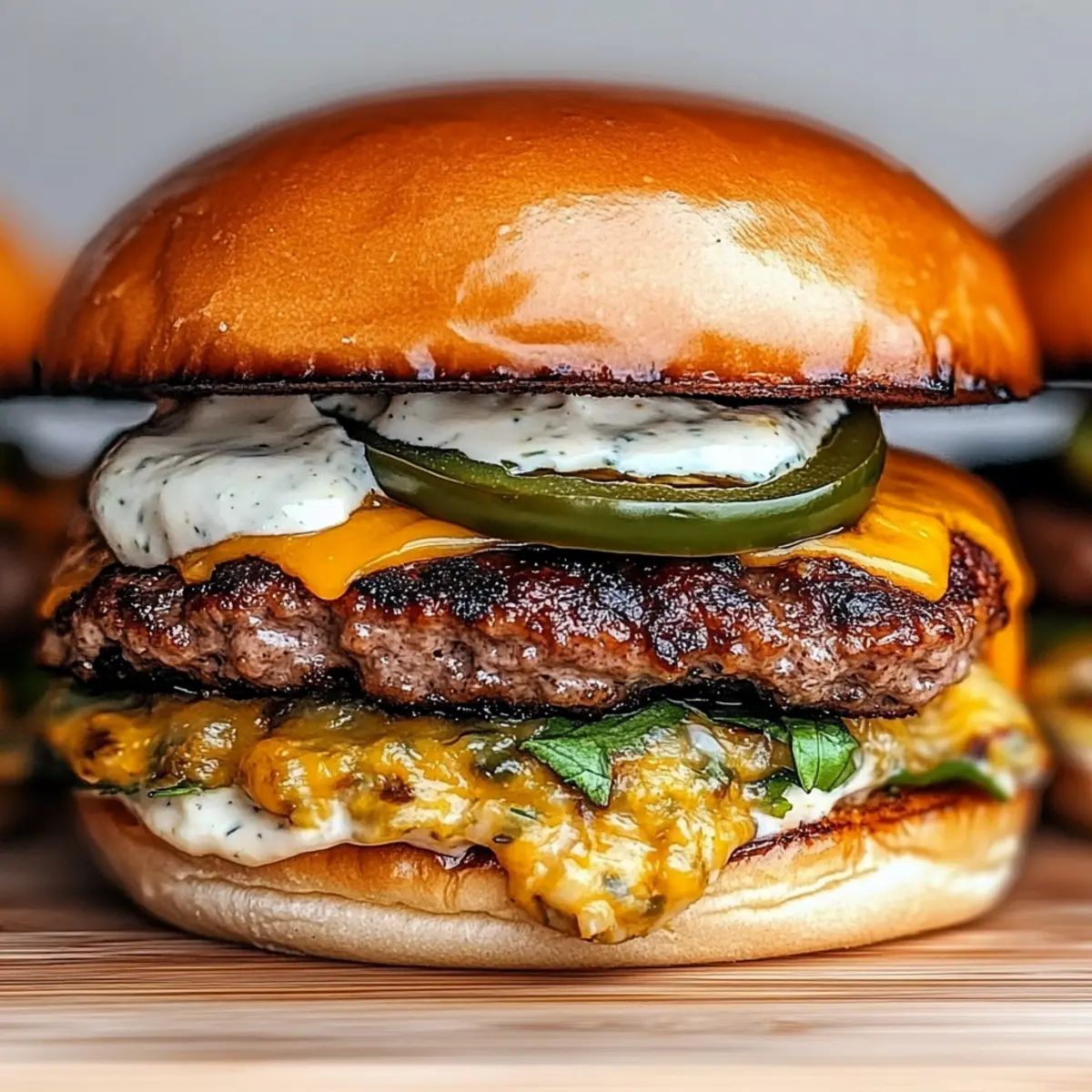 Jalapeño Popper Smash Burgers