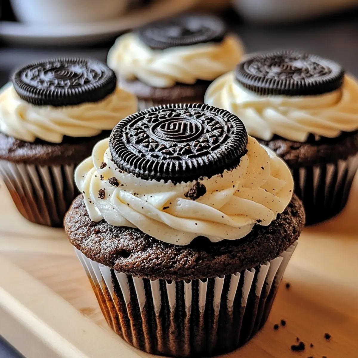 Cookies & Cream Oreo Muffins