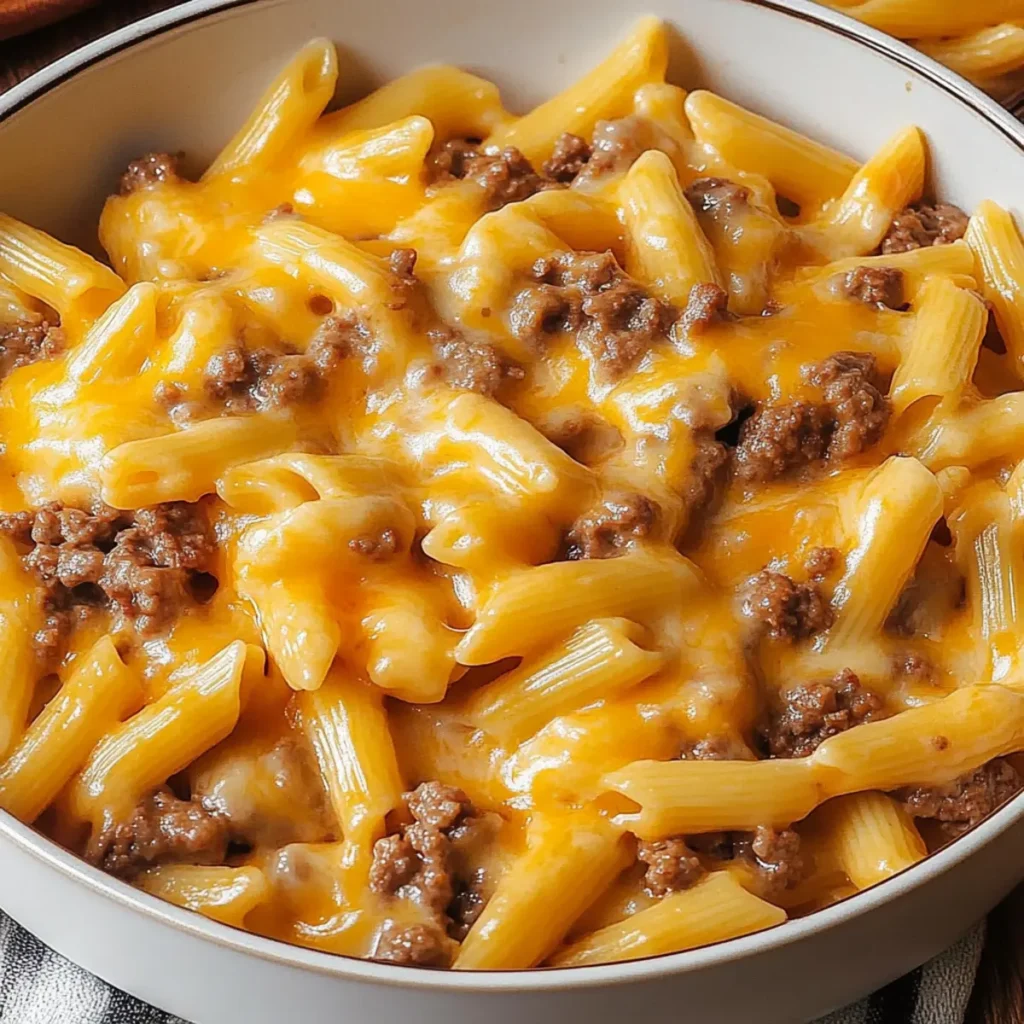 Cheeseburger Pasta