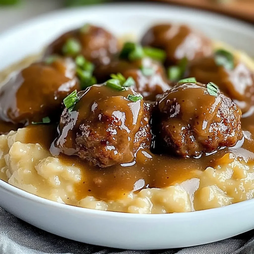 Meatballs and Gravy