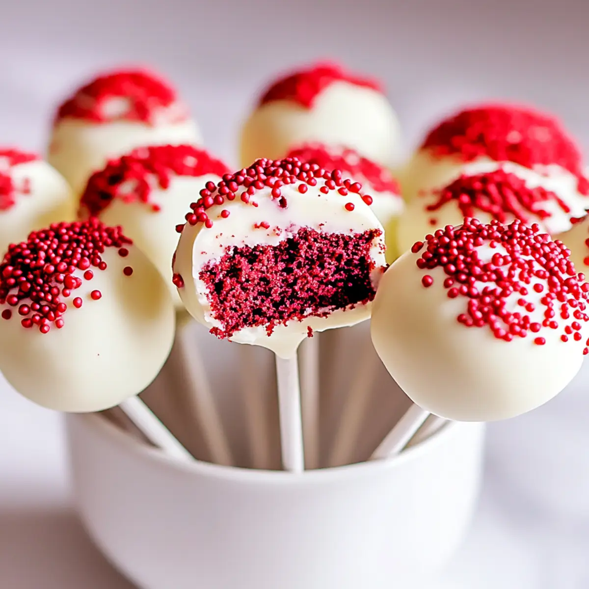 Red Velvet Cake Pops