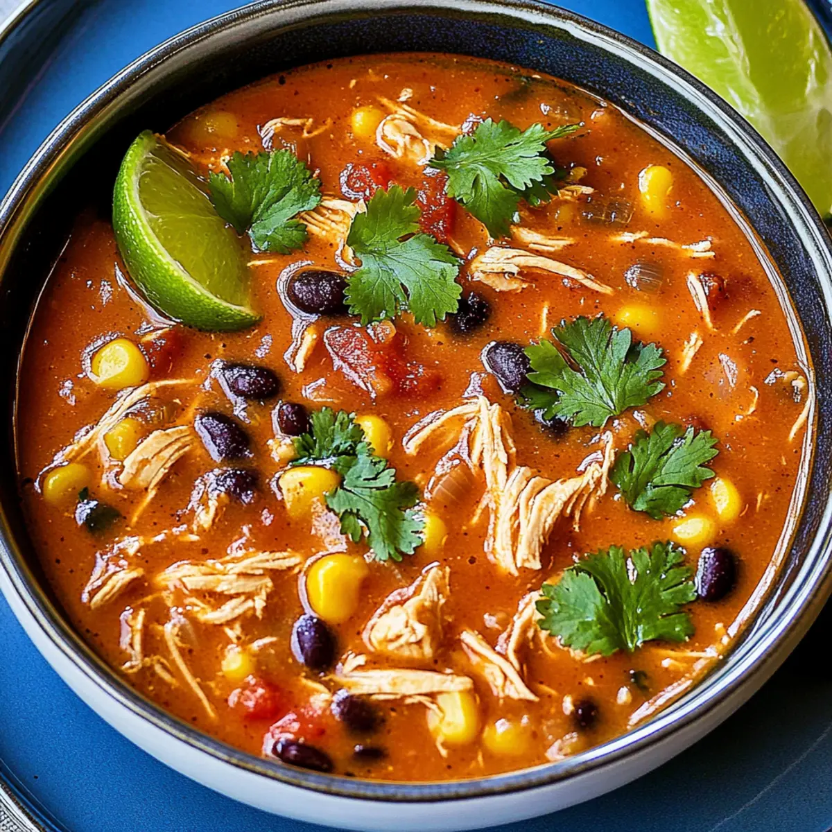 Chicken Enchilada Soup
