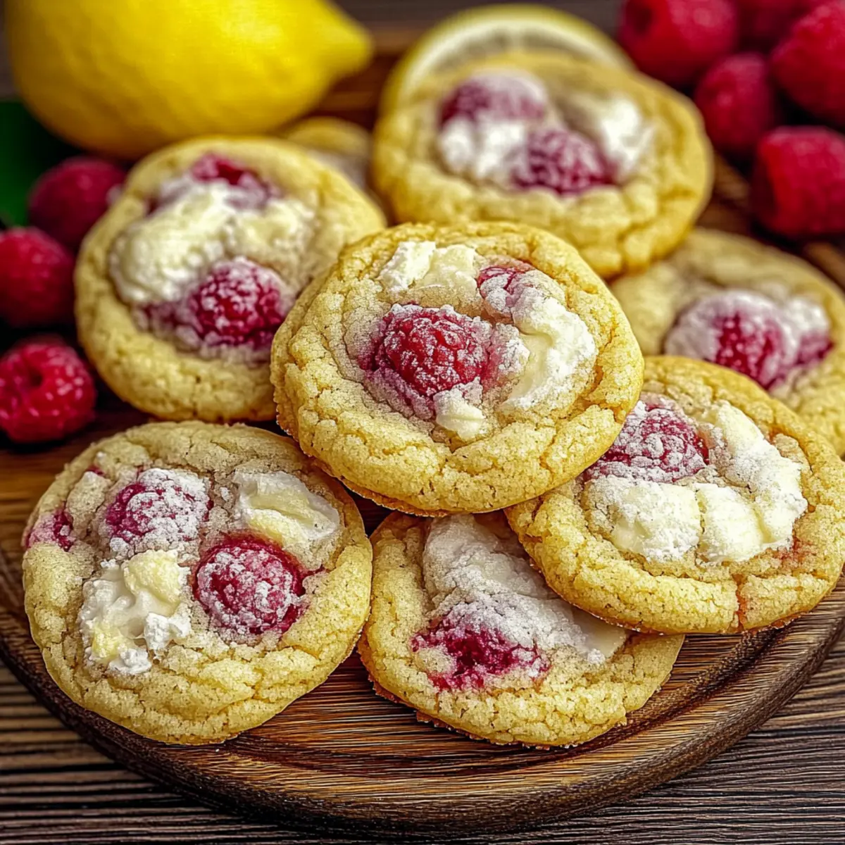 Raspberry Lemon Cookies