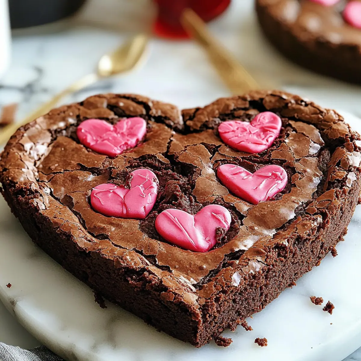 Heart Shaped Brownies