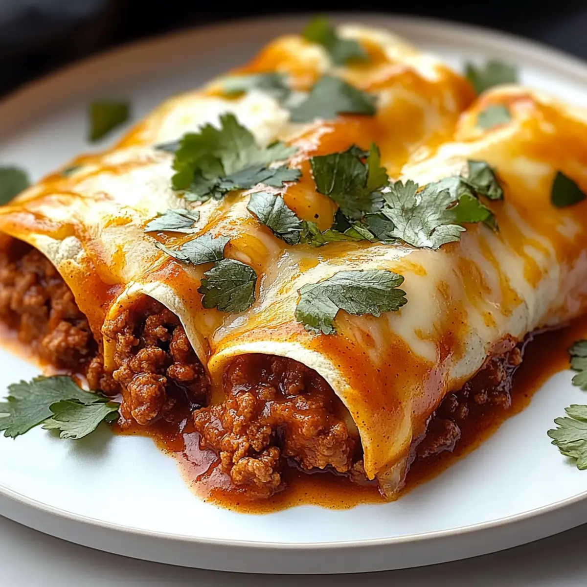Ground Beef Enchiladas