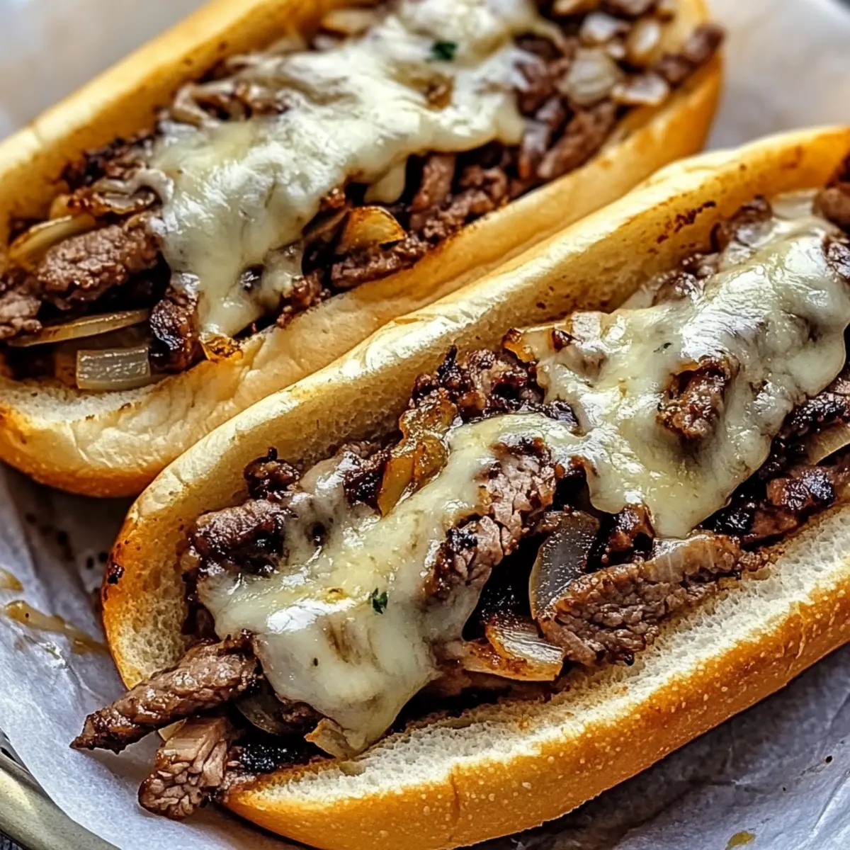 Smoked Beef Cheesesteaks