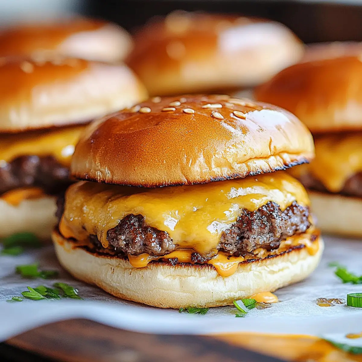 Juicy Cheeseburger Sliders