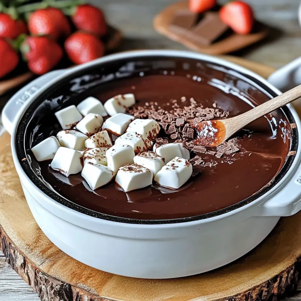 Crock Pot Chocolate Fondue