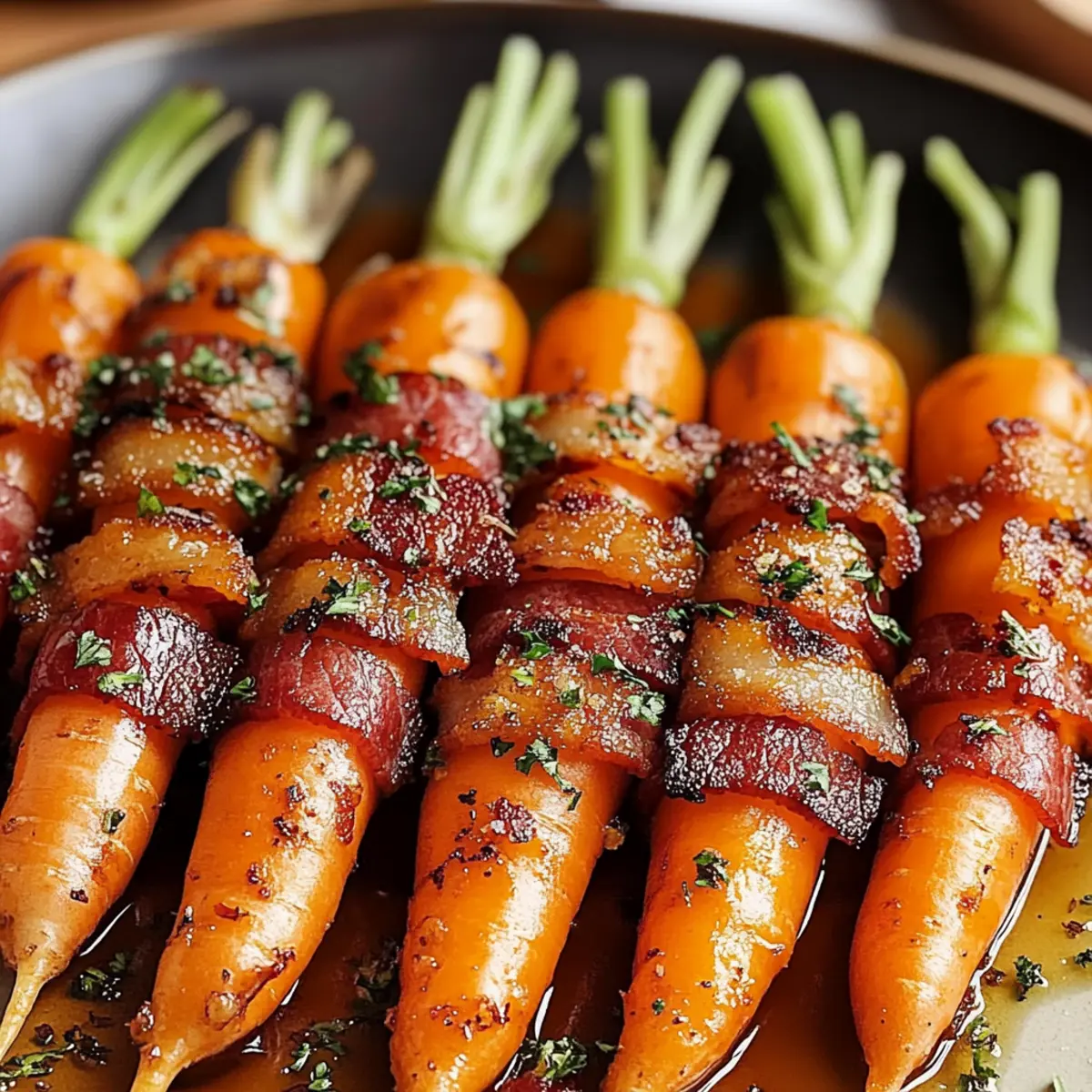 Maple Bacon Carrots