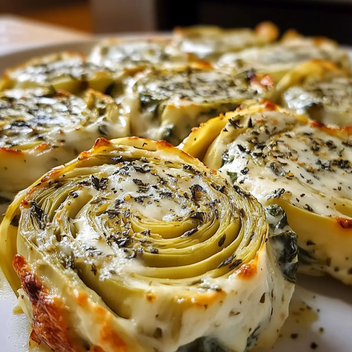 Spinach Artichoke Swirls