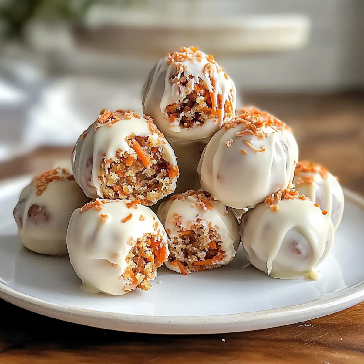 Easy Carrot Cake Truffles