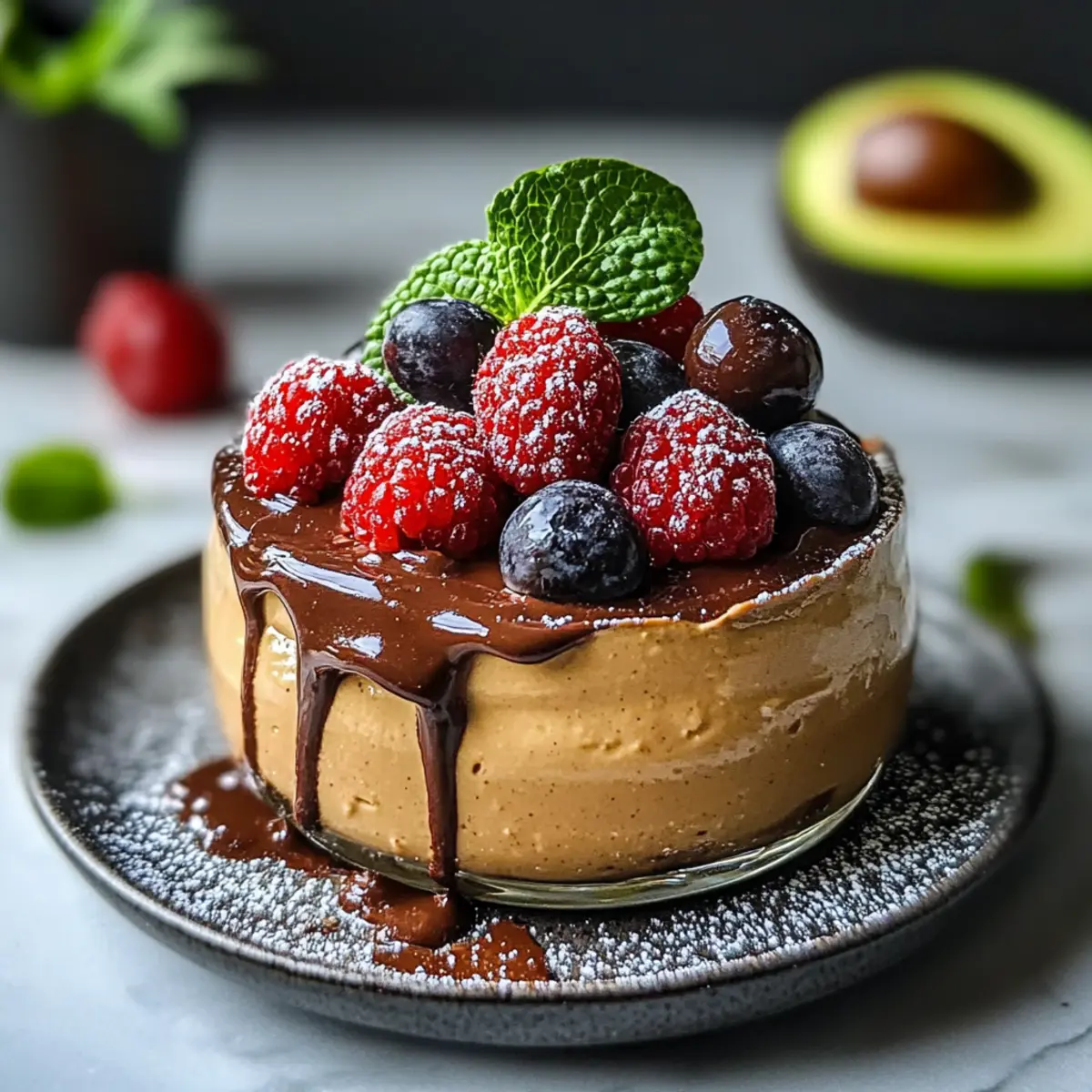 Keto Chocolate Avocado Mousse