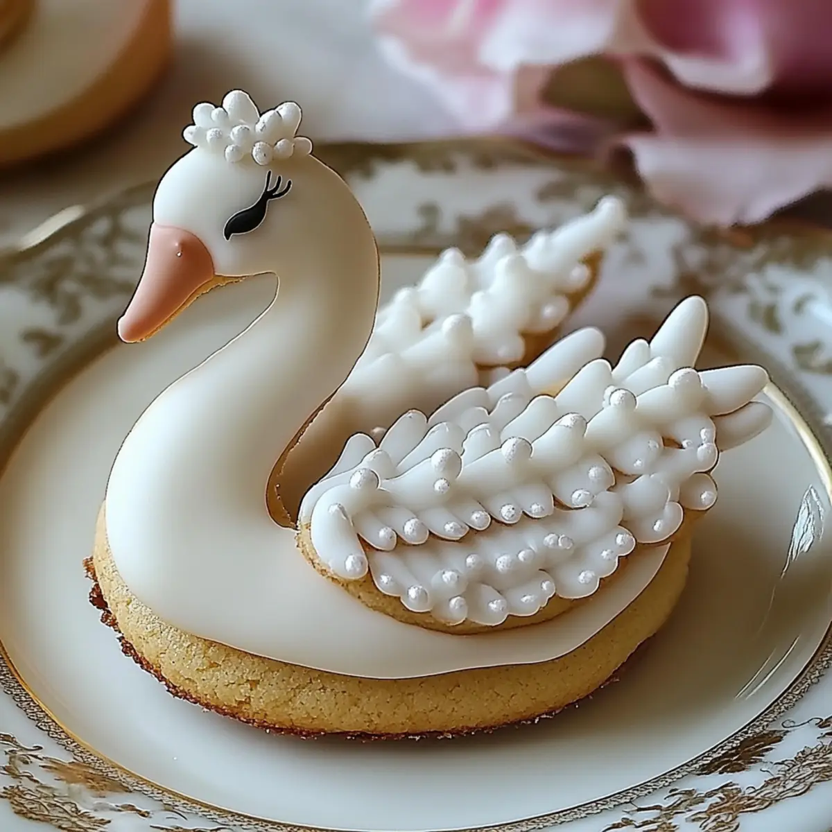Sugar Swan Cookie
