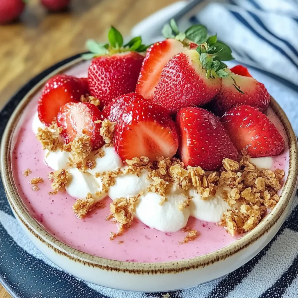 Strawberry Cheesecake Bowl