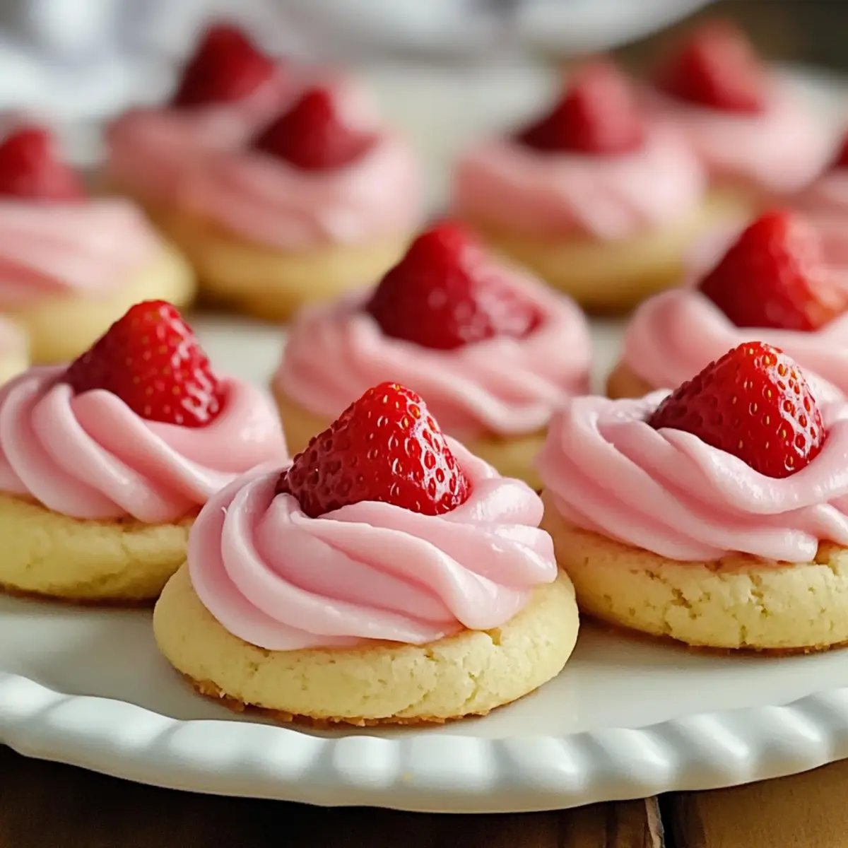 Strawberry Kiss Cookies
