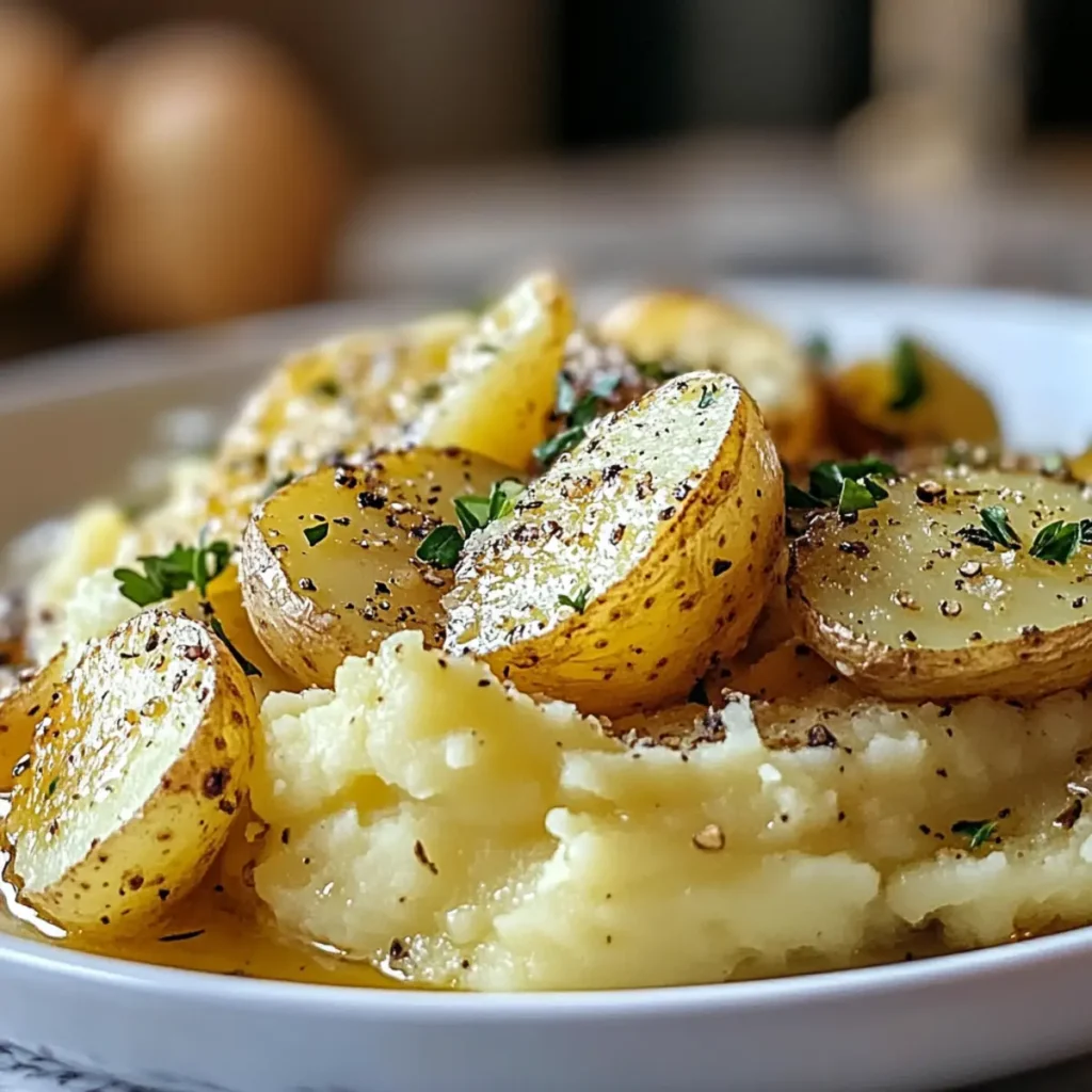 Easy Garlic Mashed Potatoes