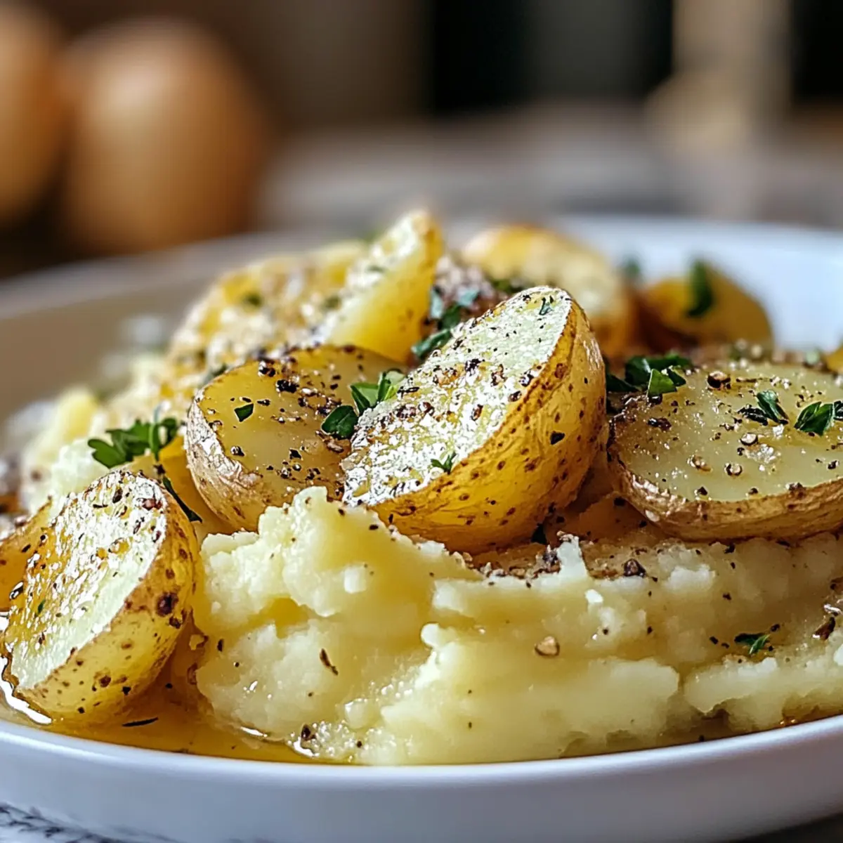 Easy Garlic Mashed Potatoes
