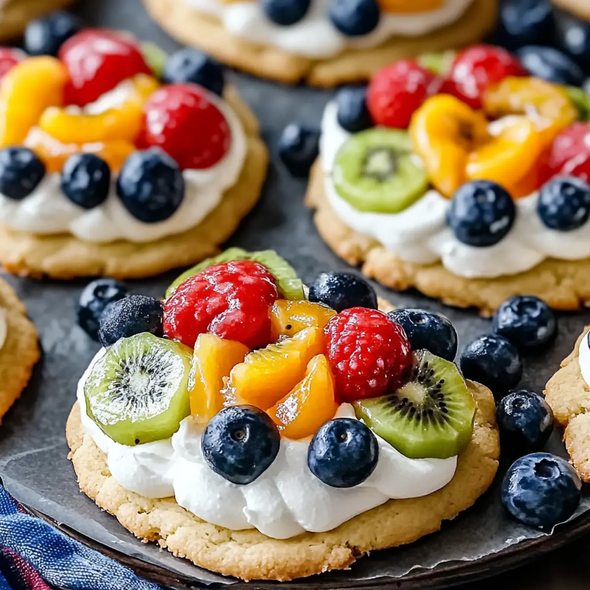 Fruit Pizza Cookies