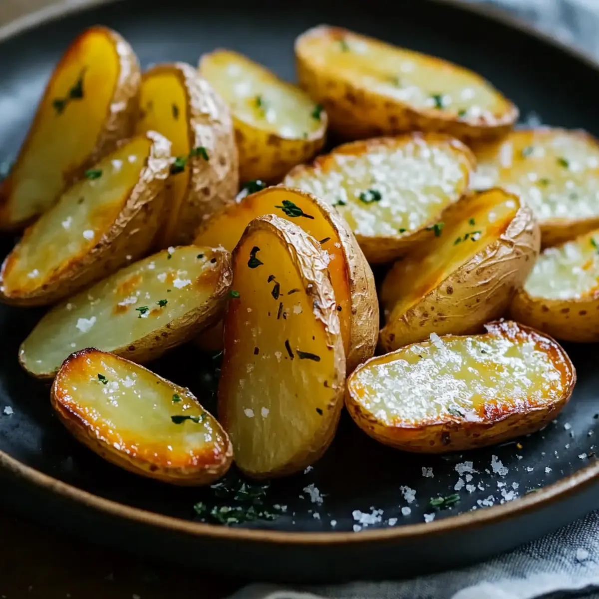 Salt and Vinegar Fingerling Potatoes