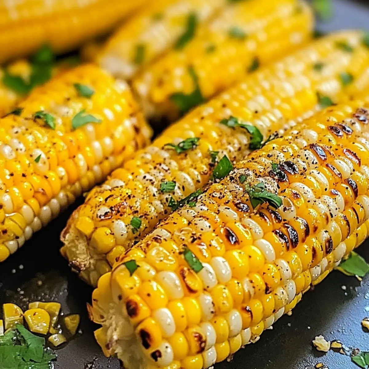 Oven Roasted Corn on the Cob