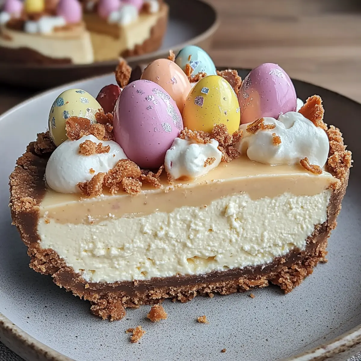 Easter Egg Cheesecake