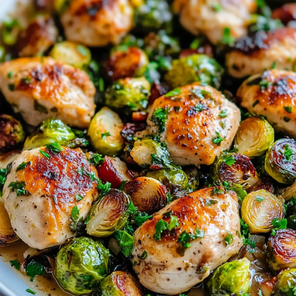 Chicken and Brussels Sprouts