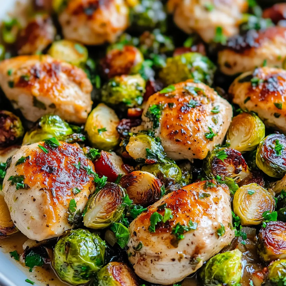 Chicken and Brussels Sprouts