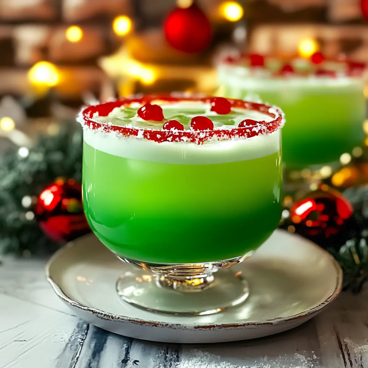 Green Holiday Punch