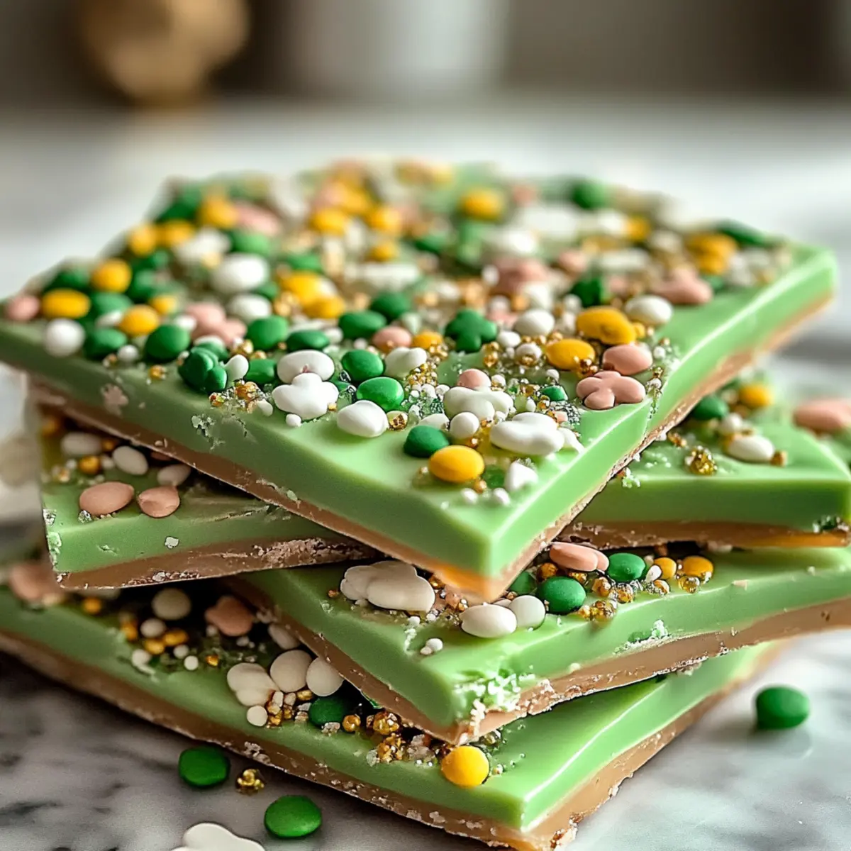 Leprechaun Candy Bark
